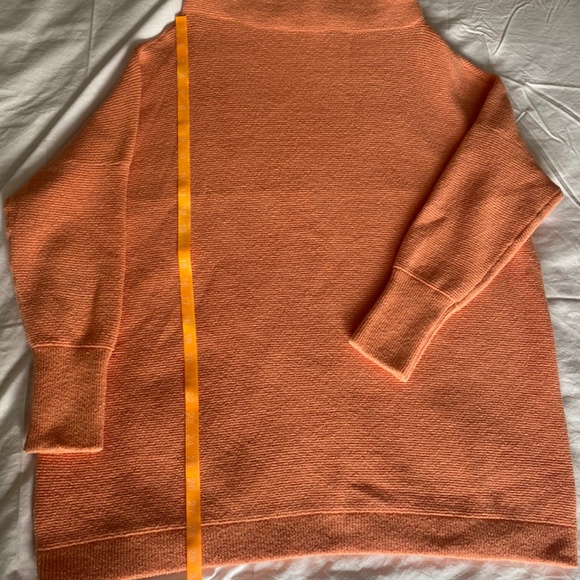 Free People Slouchy Ottoman Tunic Tangerine Medium - Picture 2 of 3